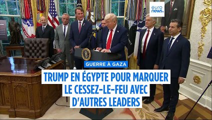 Trump participera au sommet des dirigeants mondiaux en Égypte pour marquer la fin de la guerre de Gaza