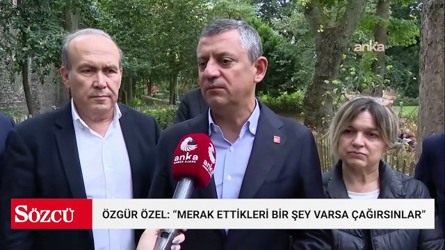 Özgür Özel: “Merak ettikleri bir şey varsa çağırsınlar. Mansur Bey tüm sorulara cevap verebilecek öz güvene sahip