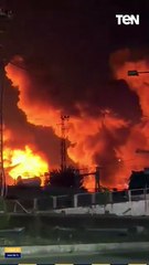 غارات إسرائيلية استهدفت منطقة المصيلح بقضاء صيدا جنوبي لبنان فجر اليوم