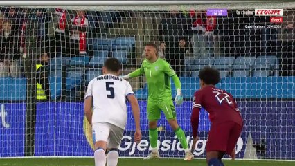 Haaland se rate deux fois sur penalty contre Israël - Foot - Qualif. Coupe du monde