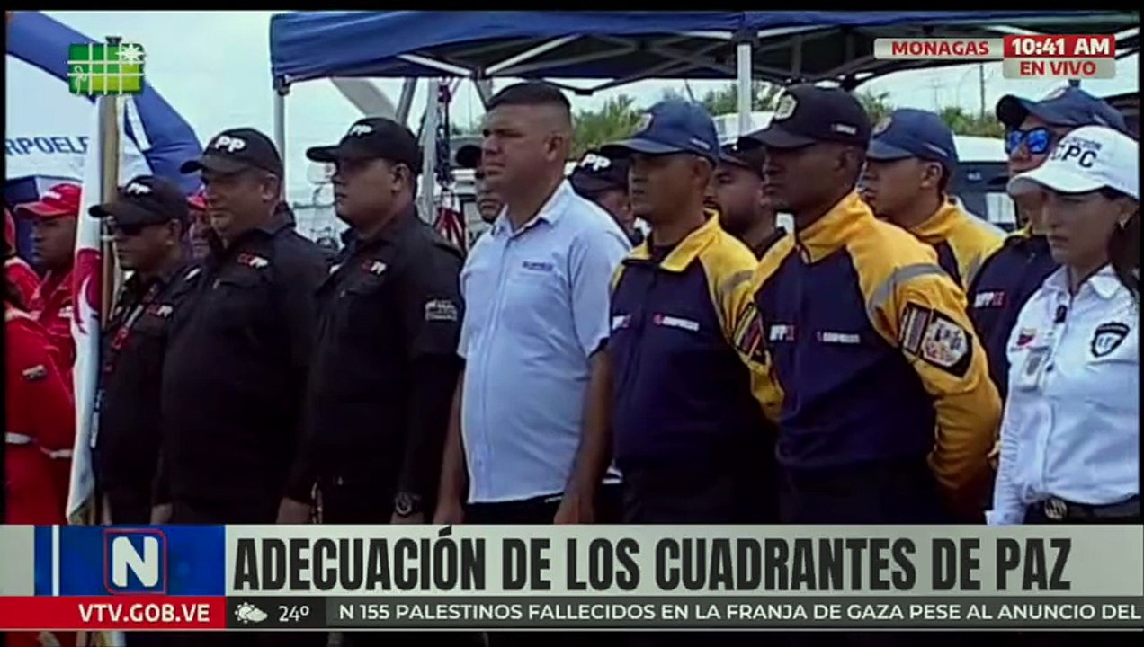 Vpdte. Sec. Diosdado Cabello lideró adecuación de los Cuadrantes de Paz en el estado Monagas