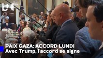 Israël-Hamas se rencontrent lundi / En présence de Trump, l'accord de paix est signé
