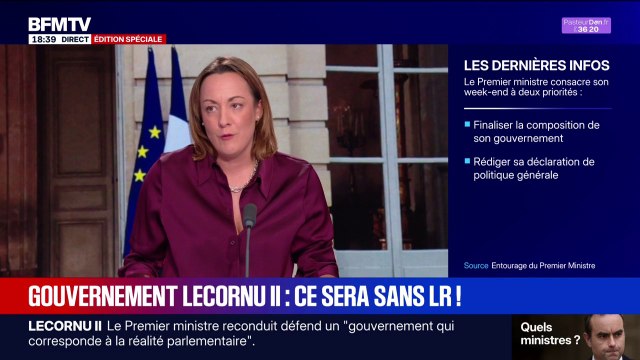 INFO BFMTV - Le nouveau gouvernement de Sébastien Lecornu ne sera pas nommé aujourd'hui
