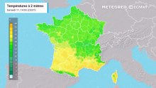 Températures en France