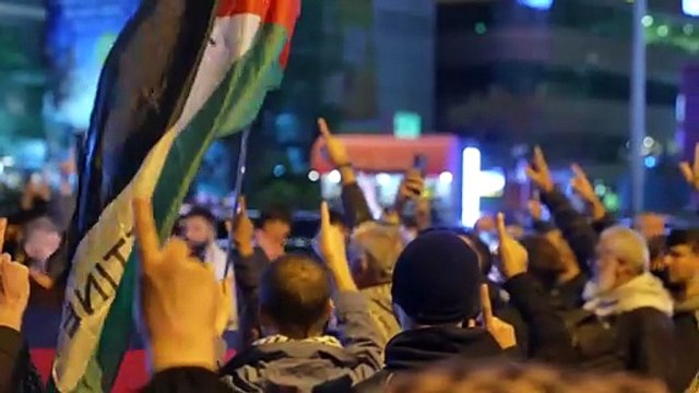 İsrail Başkonsolosluğu önünde Özgürlük Filosu ve Gazze eylemi