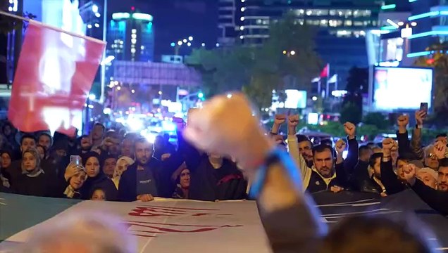 İsrail Başkonsolosluğu önünde Özgürlük Filosu ve Gazze eylemi