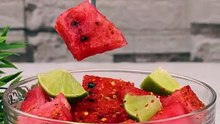 Watermelon & pepper flakes salad is a must this summer!