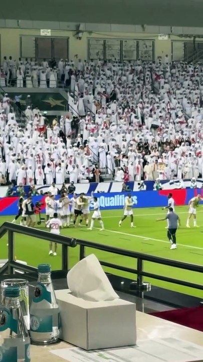 Moment UAE scores first goal against Oman in World Cup qualifier