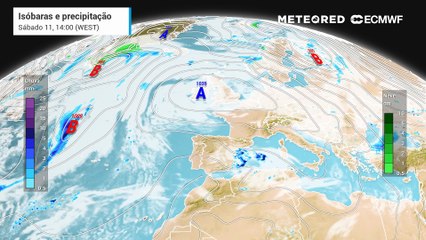 A partir de terça-feira, os Açores poderão contar com alguma instabilidade associada a uma frente fria
