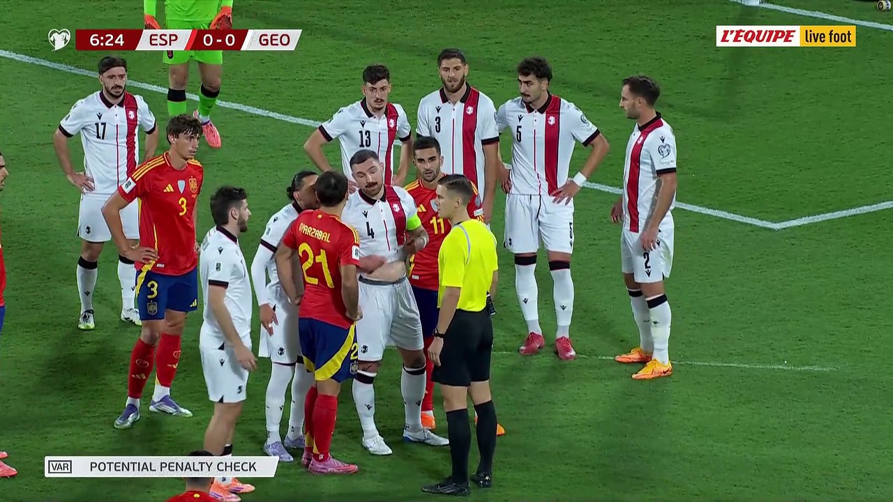 Le replay d'Espagne - Géorgie (MT1) - Foot - Qualif. Coupe du monde