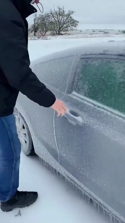 Frozen cars