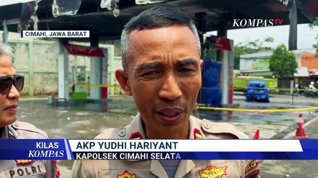 Mobil Terbakar di SPBU Leuwigajah Cimahi, CCTV Rekam Detik-Detik Kejadian