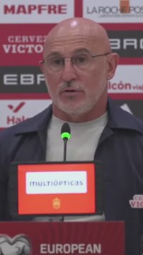 Luis de la Fuente: Estoy feliz porque no ha habido lesiones