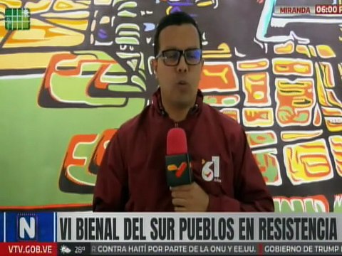 Miranda | Inauguran la VI Bienal del Sur Pueblos en Resistencia en el Celarg