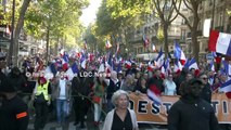 Manifestation nationale prenez vos drapeaux, Macron démission ! Paris/France - 11 octobre 2025