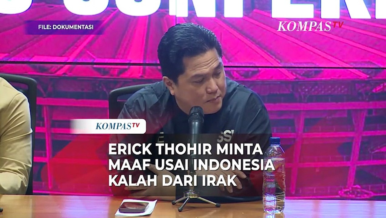 Erick Thohir Minta Maaf, Timnas Indonesia Gagal ke Piala Dunia 2026