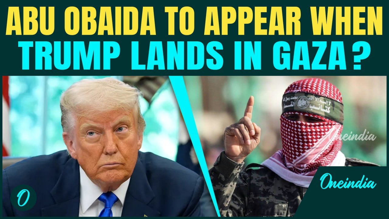 Hamas’ ABU OBAIDA TO SHOCK The World? Hamas Spox to Appear Publicly When Trump Lands in Gaza?