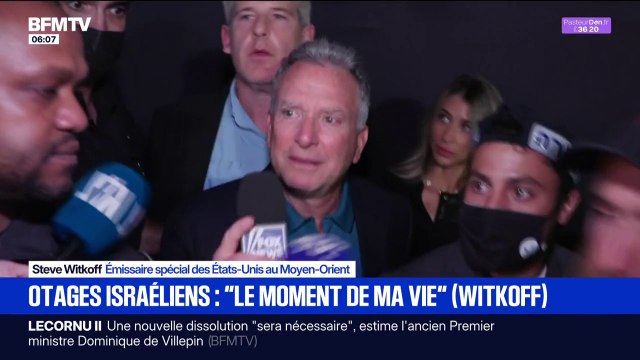Le moment de ma vie , déclare Steve Witkoff, à propos de la libération des otages israéliens