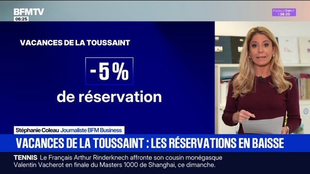 Vacances de la Toussaint: les réservations en baisse