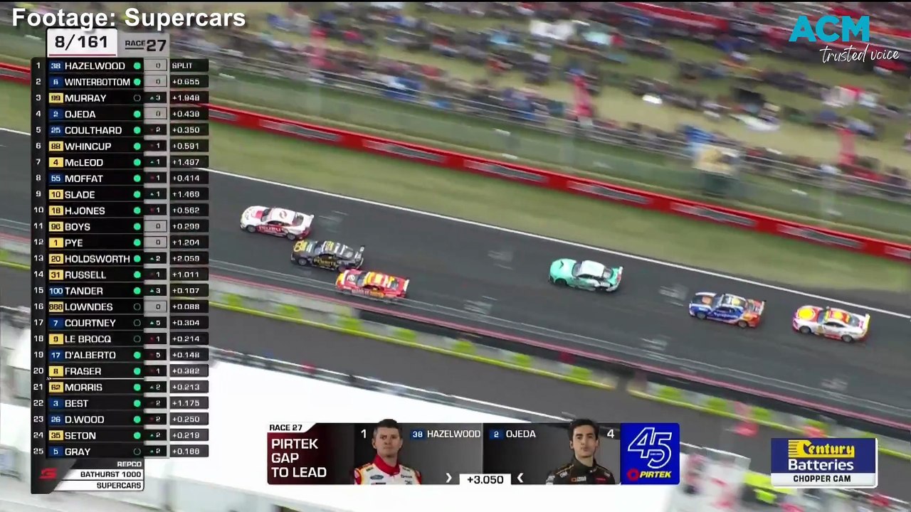 Tander collides with Lowndes