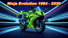 Kawasaki Ninja Evolution 1984–2026 | Ninja HyperX Concept | Most Powerful Superbikes Ever