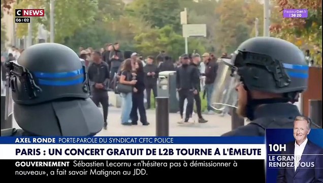 Scènes de chaos aux Halles, en plein Paris, avec des centaines de jeunes qui s'en prennent aux forces de l'ordre : Policier lynché aux sol, violences et dégradations après l'annulation d'un concert