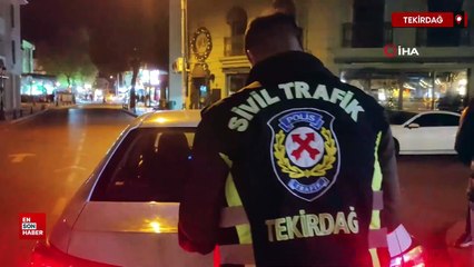 Tekirdağ’da sivil polisi vale sanan alkollü sürücü yakalandı