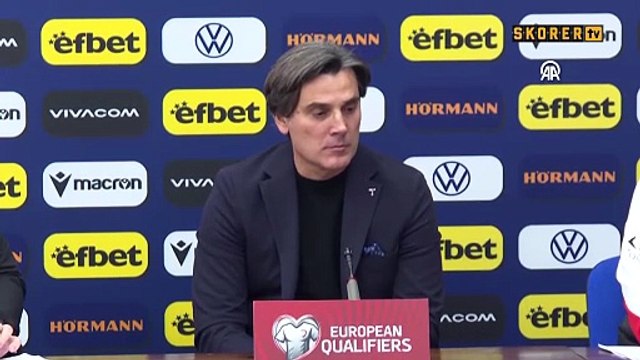 A Milli Futbol Takımı Teknik Direktörü Montella: 6 gollü galibiyet averaj açısından önemli