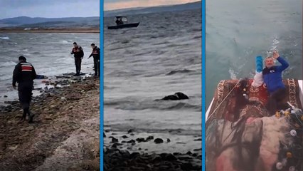 Çanakkale açıklarında tekne battı: 3 ölü; 3 saat önce çekilen görüntüleri ortaya çıktı