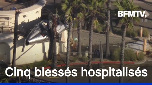 États-Unis: un hélicoptère s'écrase près d'une plage en Californie, cinq blessés