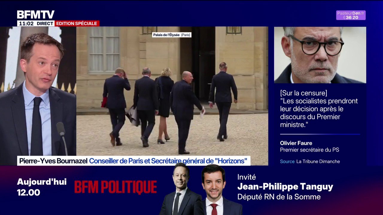 "Horizons ne cherche pas des places dans un gouvernement mais à être utile humblement", déclare Pierre-Yves Bournazel, conseiller de Paris et secrétaire général de Horizons