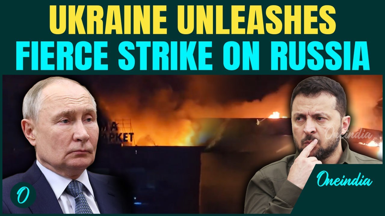Video: Russian Supermarket Completely Destroyed in Ukrainian Drone Strike | Zelensky-Putin Showdown