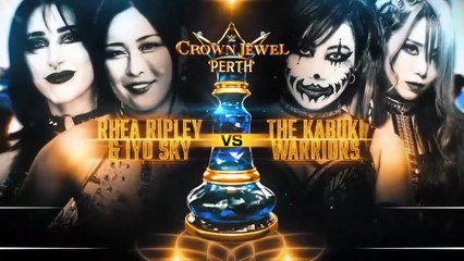 WWE Crown Jewel _ Oct 11, 2025 - Rhea Ripley & Iyo Sky Vs Kabuki Warriors (Asuka & Kairi Sane) - Tag Team Match