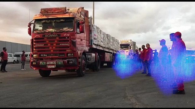 Berjajar! Truk Bantuan Kemanusiaan Antre Masuk Gaza, Harus Diperiksa Militer Israel