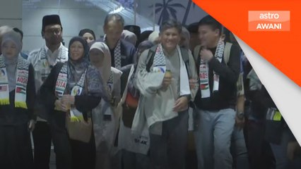 Sembilan aktivis Freedom Flotilla selamat tiba di KLIA