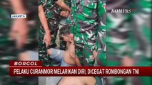 Gagal Kabur! Pencuri Motor Dicegat Rombongan TNI | BORGOL