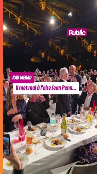 Festival Lumière : Kad Merad met très mal à l'aise Sean Penn mais amuse beaucoup sa jeune compagne