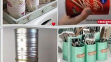 Who knew old fruit tins could look this classy? From everyday scraps to stylish décor — these transformations prove creativity has no limits! Watch till the end for the glow-up that feels straight out of a luxury magazine. ✨  Reacts | DIY videos | crafts