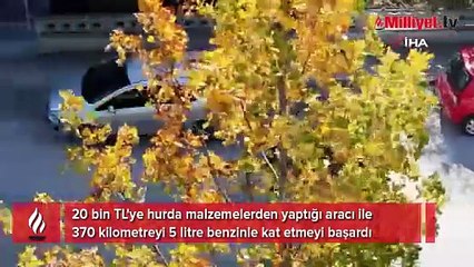 28 günde 20 bin liraya araç üretti! '400 bin TL'lik teklif veren var'