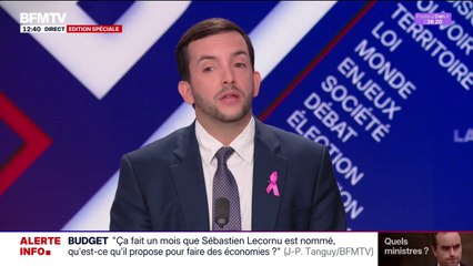 "Hors de question", déclare Jean-Philippe Tanguy à propos d'une année blanche du budget