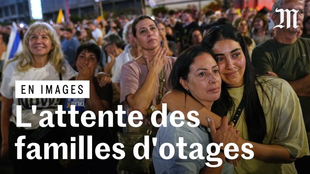 A Tel-Aviv, les familles d’otages israéliens attendent la libération de leurs proches