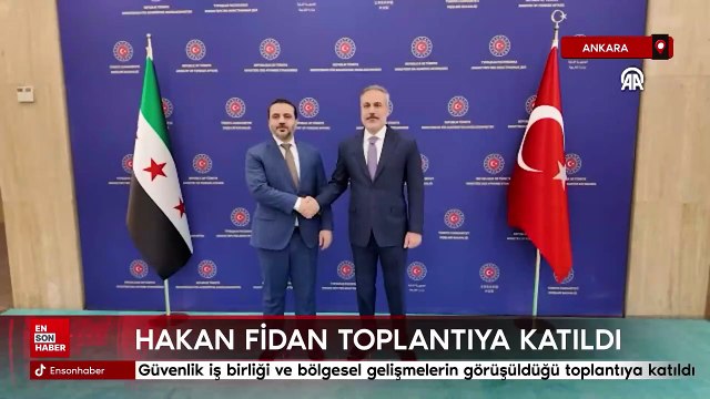 Bakan Fidan, Türkiye ile Suriye arasında güvenlik alanındaki iş birliği ve güncel gelişmelerin ele alındığı toplantıya k