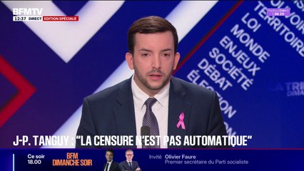La dissolution est "inéluctable" et "nécessaire", estime Jean-Philippe Tanguy (RN)