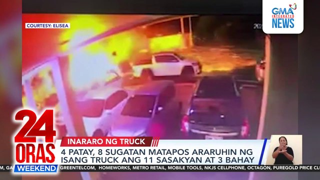 24 Oras Weekend: (Part 1) 24 Oras Weekend: (Parts 1 & 2) Nagbabagang disgrasya | Panibagong pagyanig | China nang-harass ulit | atbp.