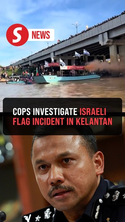 Kelantan cops open probe over Israeli flag on display at pro-Palestine rally