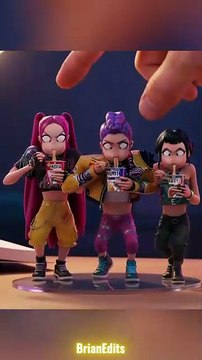 Huntrix Figures, KPop Demon Hunters #kpopdemonhunters #huntrix #kpdh #sajaboys #sodapop