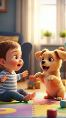 Baby vs Puppy 🐶👶 | Cutest Barking Challenge Ever! | Funny Baby and Dog Moments