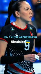 Top 10 Most Beautiful Volleyball Players #hocky #sports #rugbyleague #womans