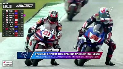 Kemalangan di pusingan terakhir musnahkan impian Hafizh dan Zaqhwan