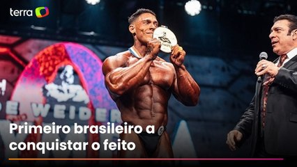 Ramon Dino faz história no fisiculturismo e é campeão de categoria no Mr. Olympia